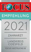 B+ Zahnarzt Brauckmann Senden Focus Siegel 2021
